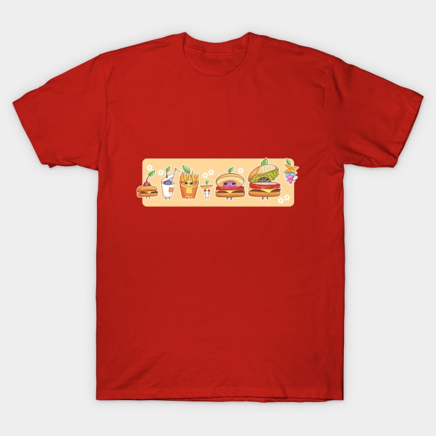 Burger Pikmin T-Shirt by ellenent